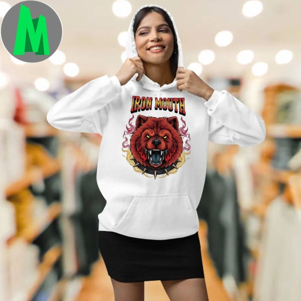 Iron Mouth Fierce Bear Flames Shirt
