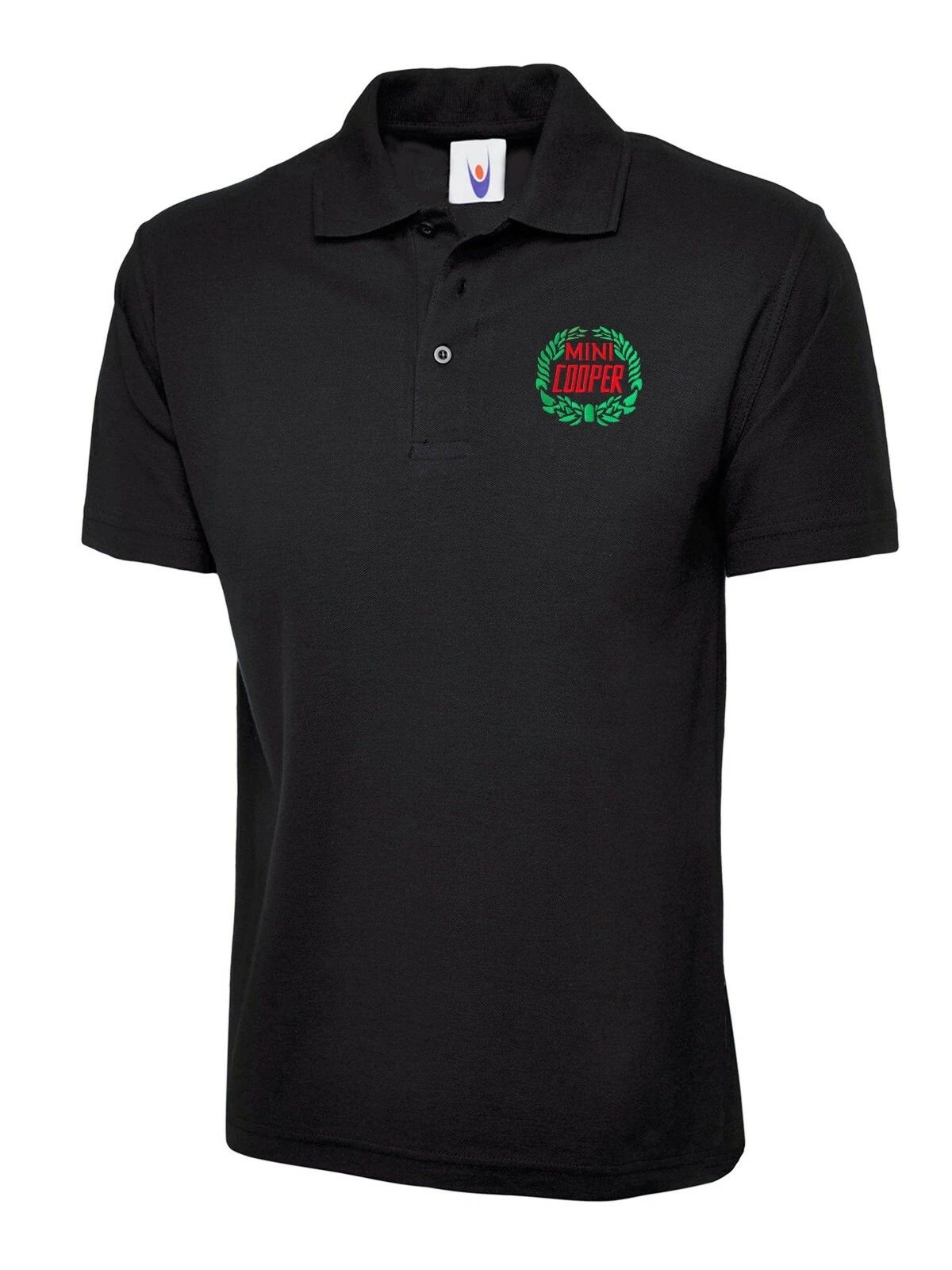 Mini Cooper Embroidered Laurel Polo Shirt (Any Colour)
