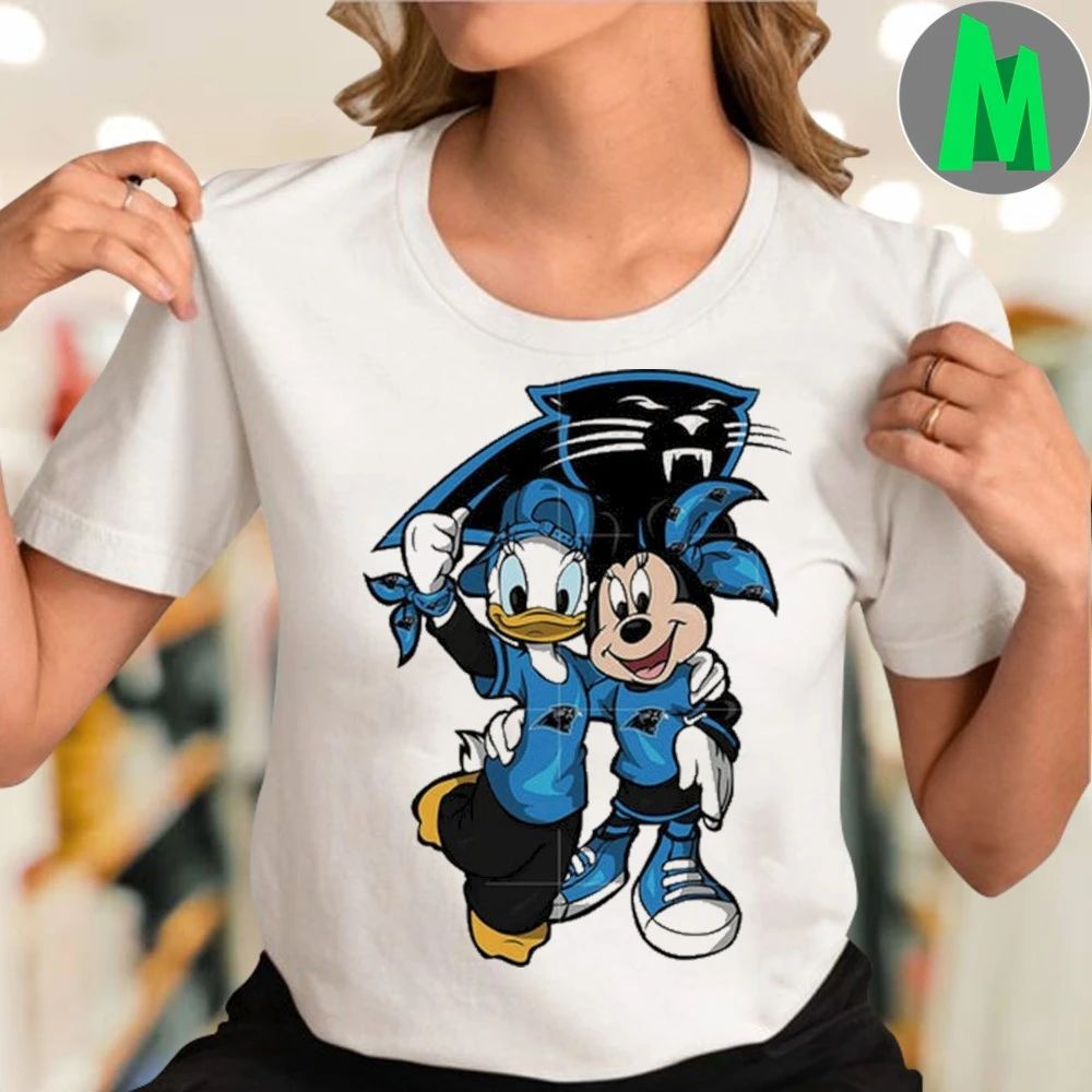 Daisy Minnie Carolina Panthers Logo 2025 Shirt