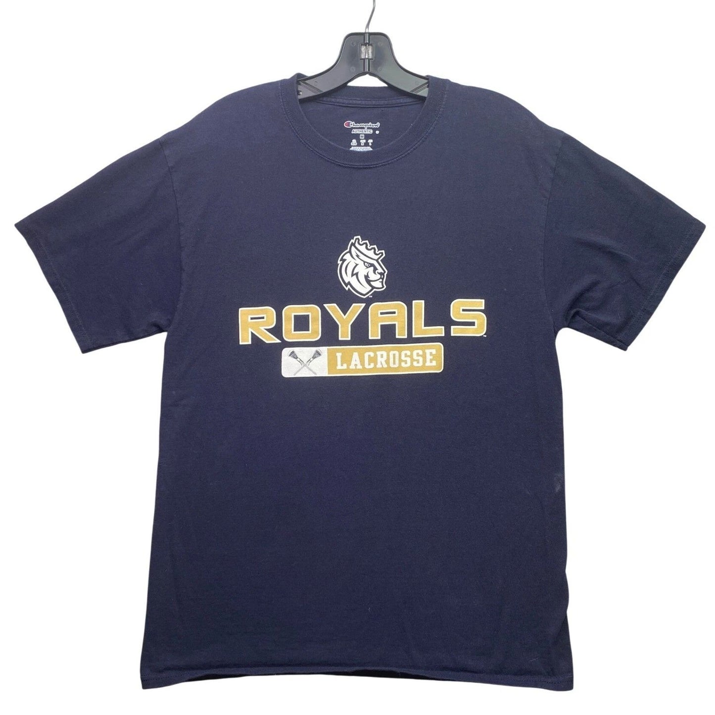 Royals Lacrosse Shirt Mens Medium Spell Out Athleisure Logo Everyday Streetwear