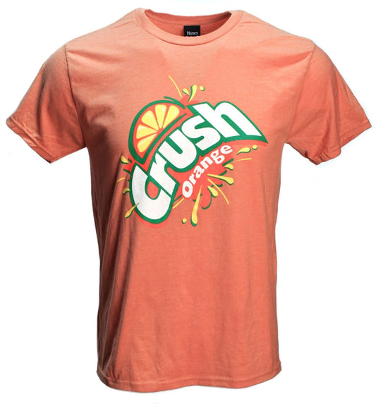 Orange Crush T-Shirt Carbonated Soda Beverage Vintage Logo Heather Orange S-3XL