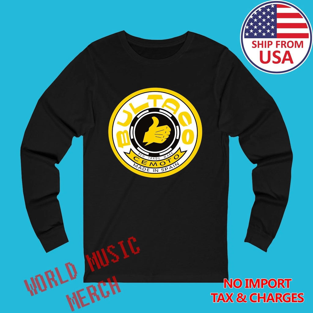 Bultaco Cemoto Spain Motorcycle Black Size S-2XL
