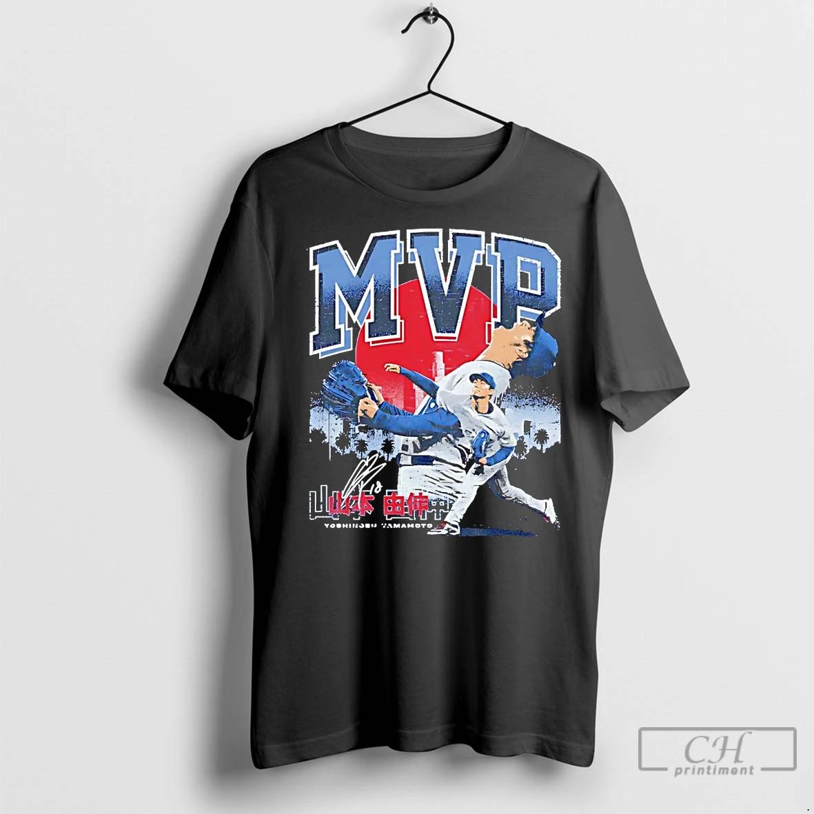 Premium Yoshinobu Yamamoto Mvp Skyline Los Angeles Dodgers