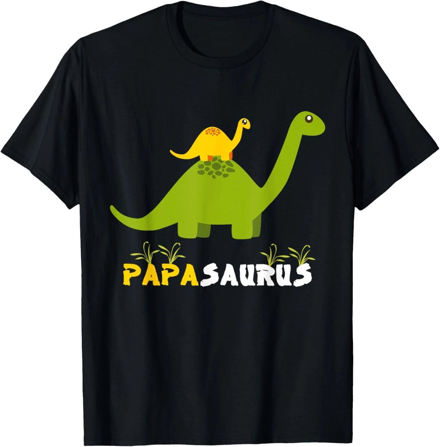 Papasaurus Dinosaur Father Funny Papa Saurus T-Shirt