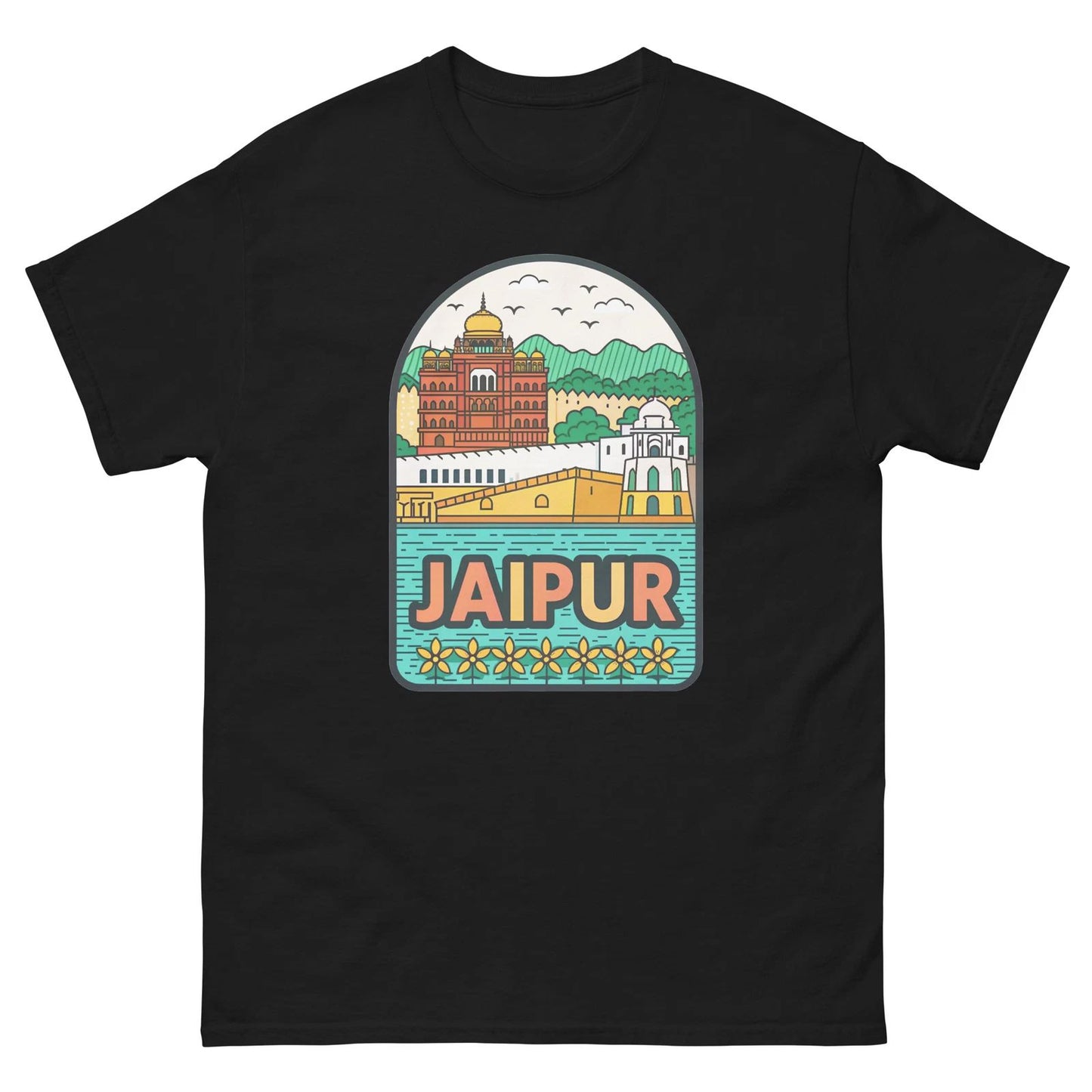 Jaipur World Travel Urban Area City T-Shirt