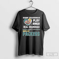 Classic Some Grandmas Play Bingo Real Grandmas Watch Green Bay Packers Diamond Heart T Shirts