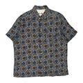 Tasso Elba Floral Hawaiian Shirt - Large Multicoloured Linen