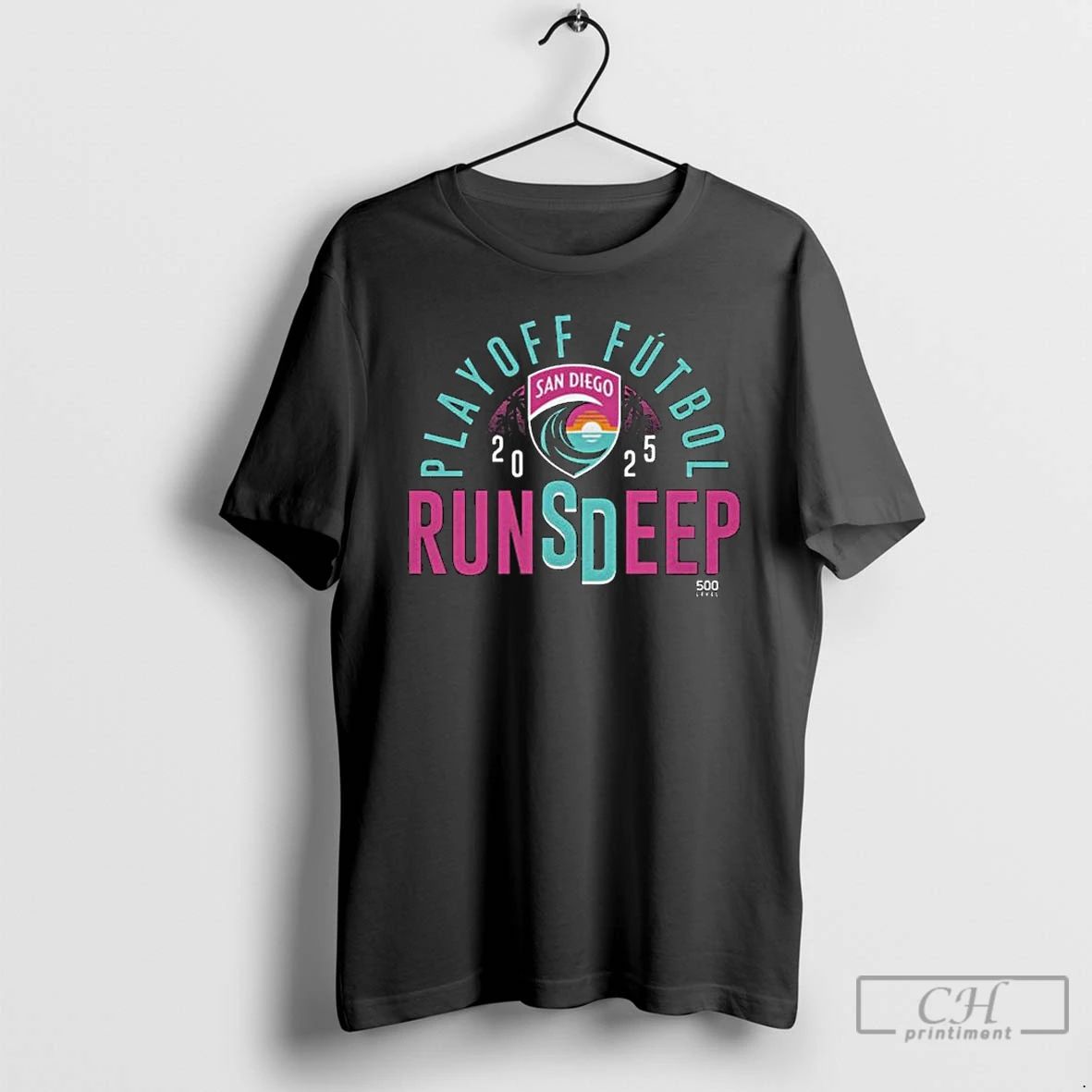 Classic San Diego Wave Fc Playoff Futbol 2025 Long Sleve T Shirts