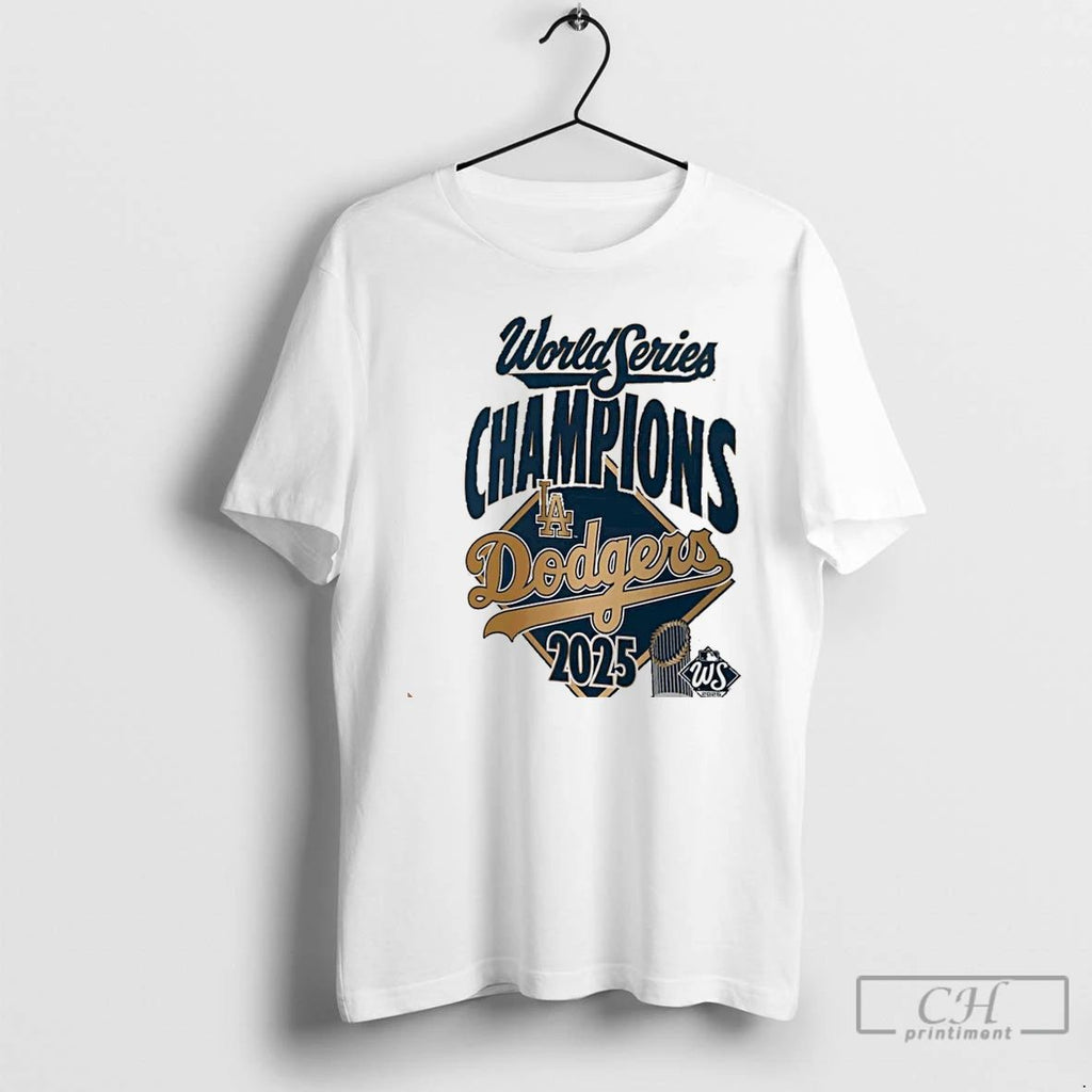 Classic Los Angeles Dodgers 2025 World Series Champions Locker Room Christmas T Shirts