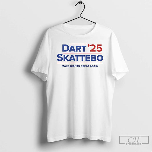 Classic Dart And Skattebo 25 Rookie Make Giants Great Again T Shirts