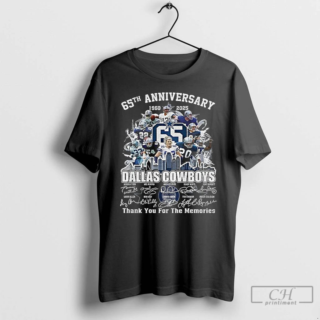 Premium Dallas Cowboys 65th Anniversary 1960 2025 Carpe Omnia Thank You For The Memories Signatures