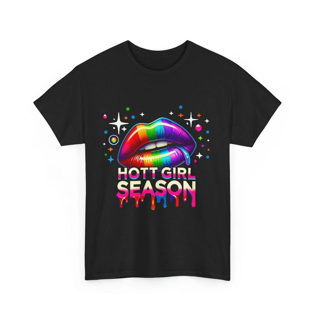 Hott Girl Season T-Shirt, Summer Vibes Tee, Trendy Graphic Top, Unisex Cotton