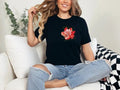 Watercolor Flower Botanical Boho Comfort Tee Shirt Soft Aesthetic Nature Gift