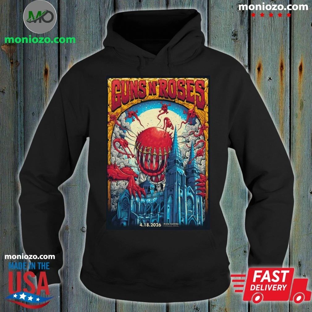 Guns N’ Roses In Fortaleza Brazil On April 18 2026 Event Poster Shirt