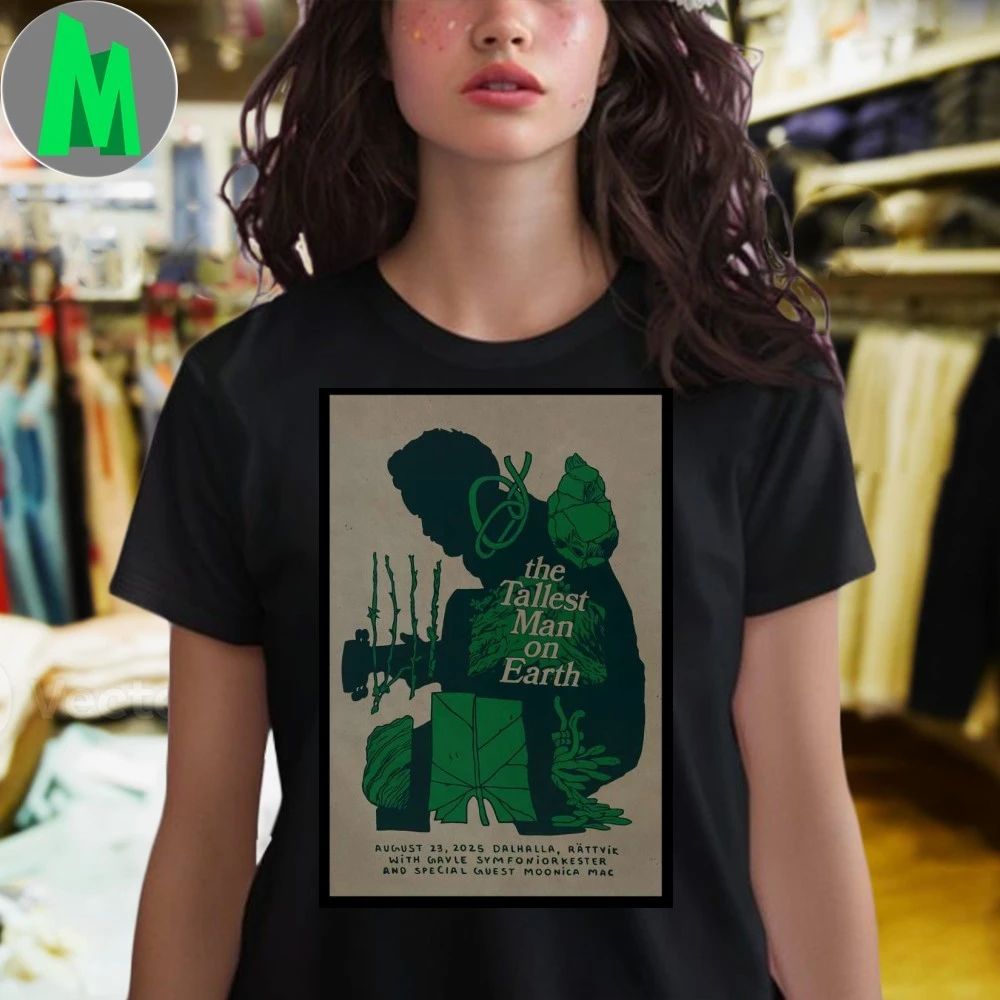 The Tallest Man On Earth 8-23-2025 Dalhalla Rättvik Sweden Poster Shirt