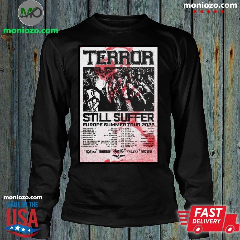 TERROR Europe 2026 Summer Shows Poster Shirt