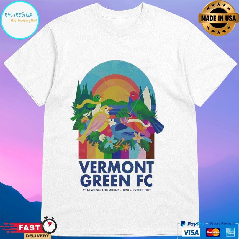 Vermont Green Fc Vs New England Mutiny Virtue Field June 6 2026 Shirt