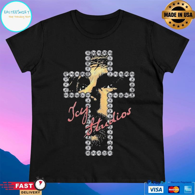 Wear Icy Diamond Cross Shirt