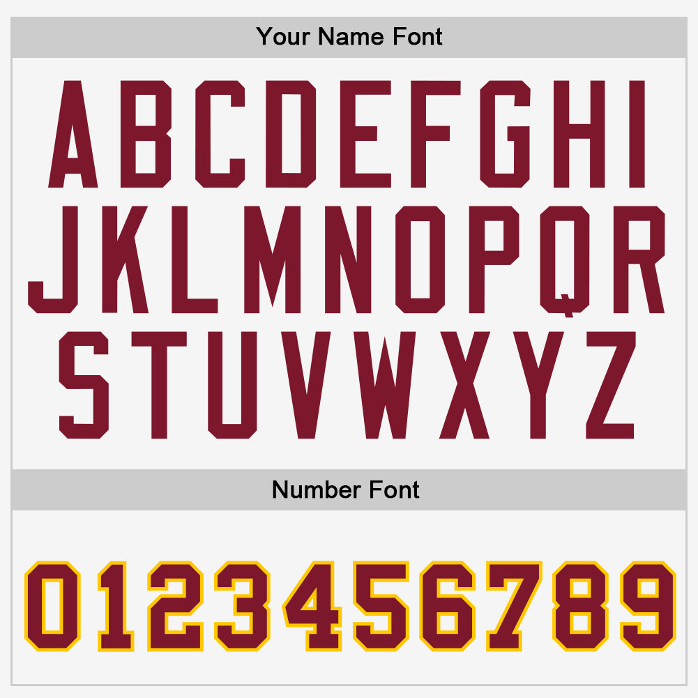 Custom White Crimson-Gold Authentic Baseball Jersey