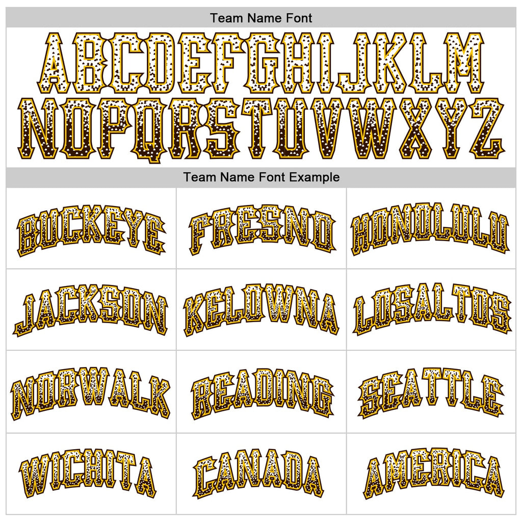 Custom White Brown-Gold Authentic Drift Fashion Baseball Jersey