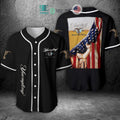 BEST Yuengling United States Flag black Baseball Jersey